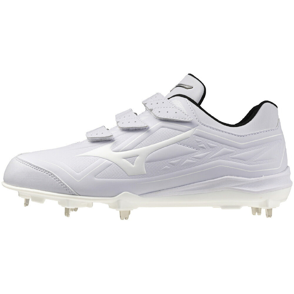 ミズノ クッションレボバディー BLT 11GM262601 野球スパイク 白 3E ワイド ベルト式 金具スパイク MIZUNO クッションレボ バディー 高校野球対応 一般用 11gm262601