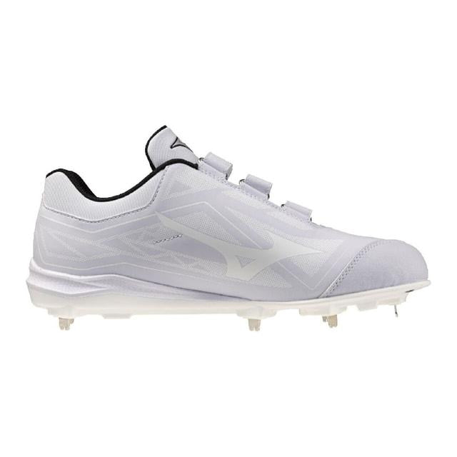 ミズノ クッションレボバディー BLT 11GM262601 野球スパイク 白 3E ワイド ベルト式 金具スパイク MIZUNO クッションレボ バディー 高校野球対応 一般用 11gm262601