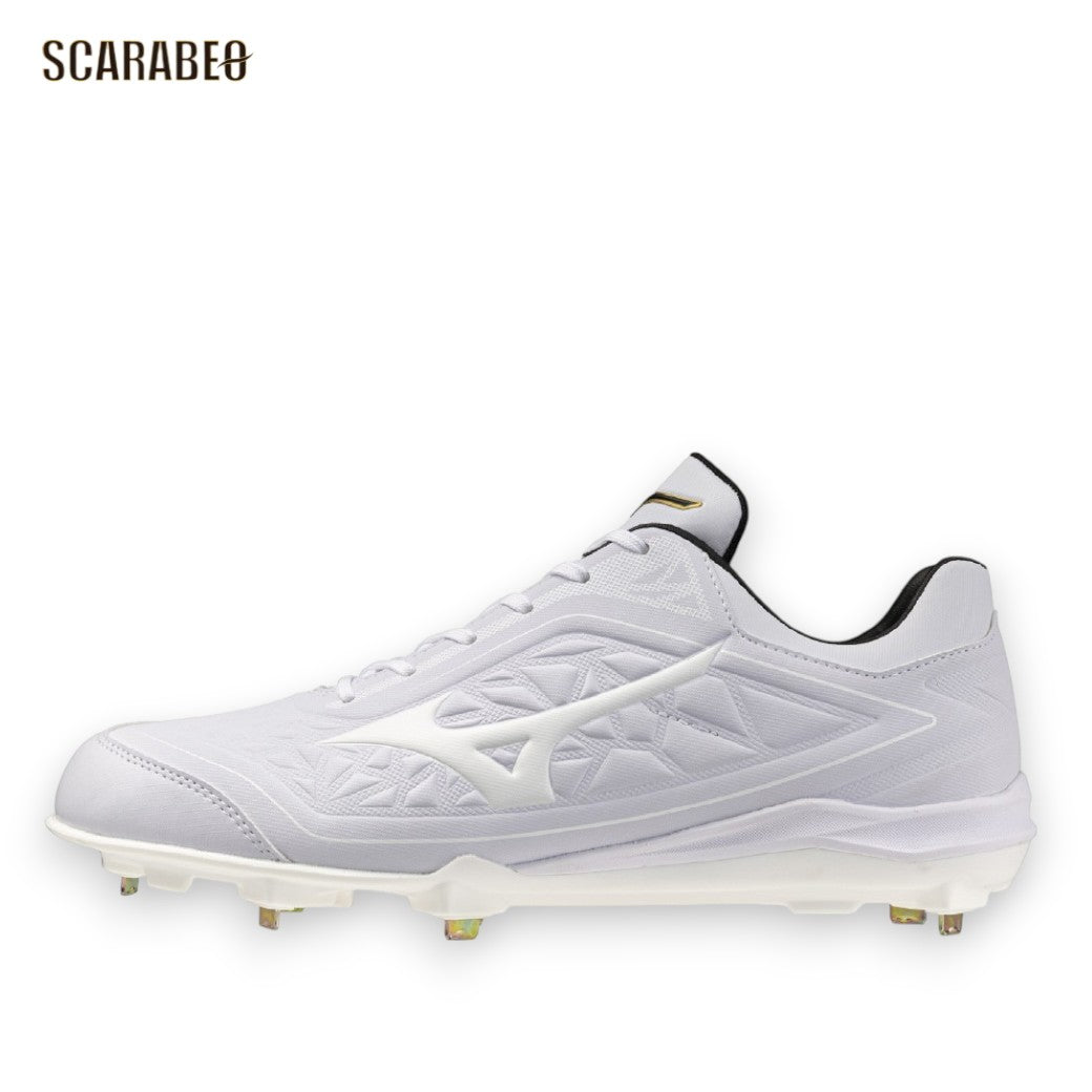 ミズノ クッションレボバディー CK 11GM262701 野球スパイク 白 超硬金具 3E ワイド MIZUNO 高校野球対応 金具スパイク クッションレボ バディー 11gm262701