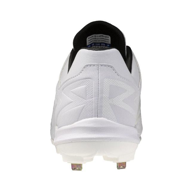 ミズノ クッションレボバディー CK 11GM262701 野球スパイク 白 超硬金具 3E ワイド MIZUNO 高校野球対応 金具スパイク クッションレボ バディー 11gm262701