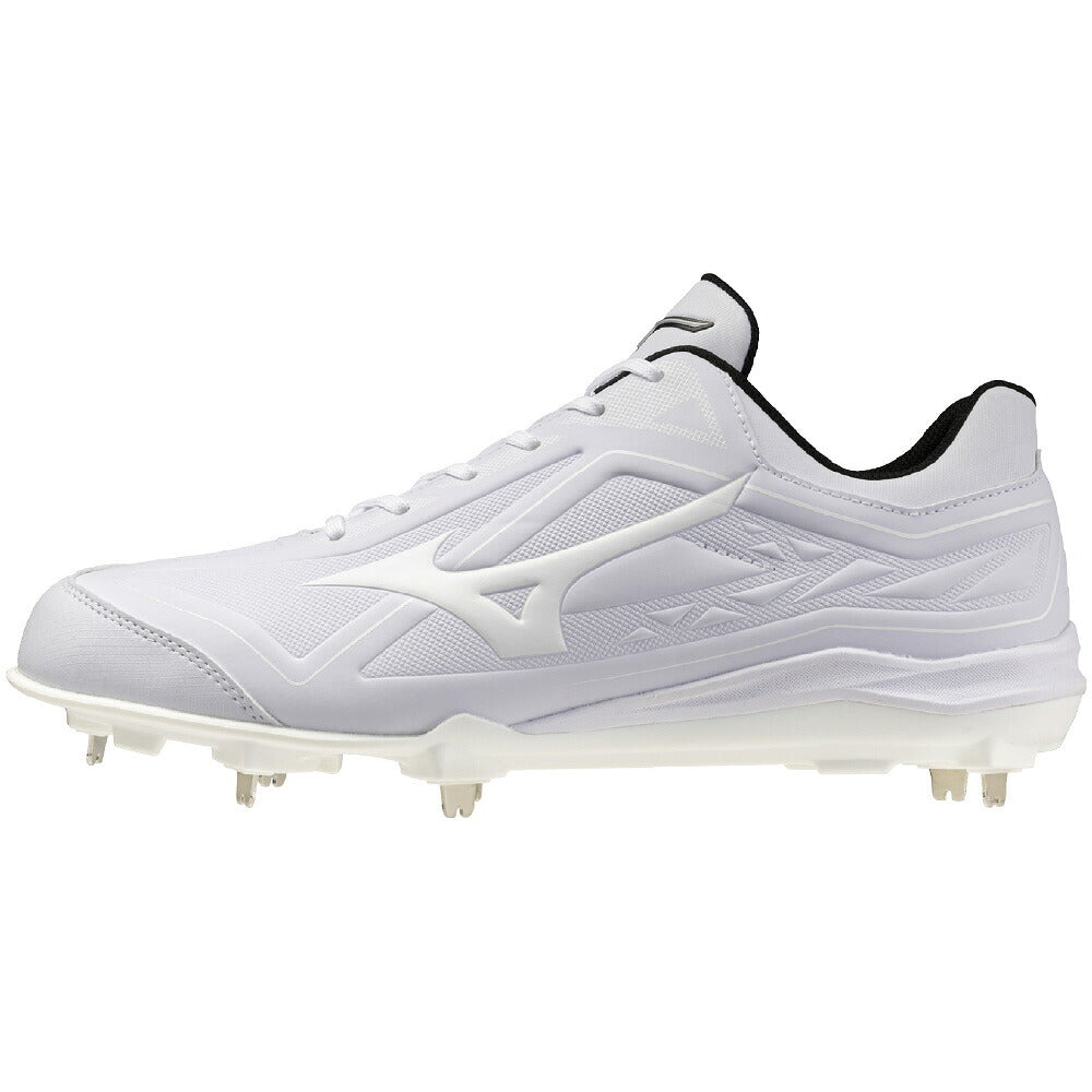ミズノ クッションレボバディー 野球スパイク 11GM2520 3E ワイド 金具スパイク 白 ベースボールシューズ MIZUNO 高校野球対応 一般 ソフトボール 11gm2625
