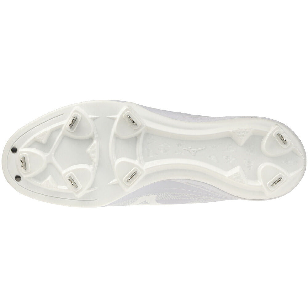 ミズノ クッションレボバディー 野球スパイク 11GM2520 3E ワイド 金具スパイク 白 ベースボールシューズ MIZUNO 高校野球対応 一般 ソフトボール 11gm2625