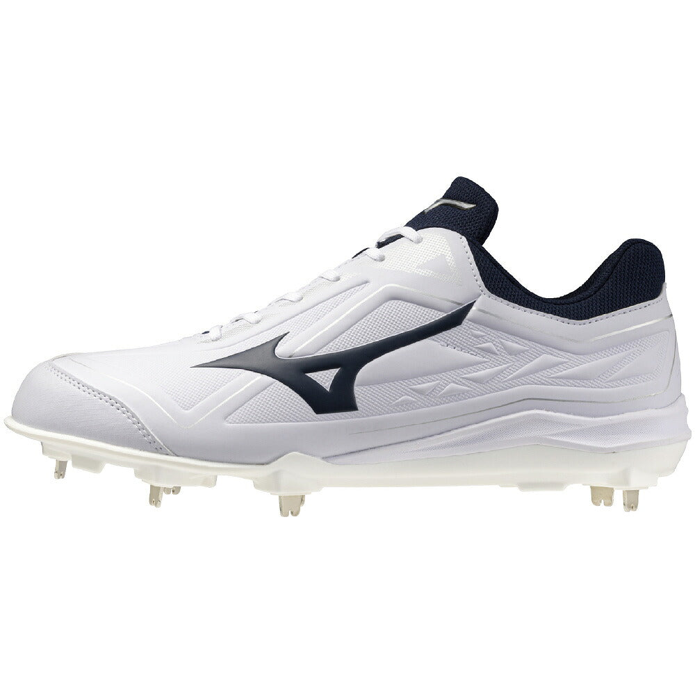 ミズノ クッションレボバディー 野球スパイク 11GM2520 3E ワイド 金具スパイク 白 ベースボールシューズ MIZUNO 高校野球対応 一般 ソフトボール 11gm2625
