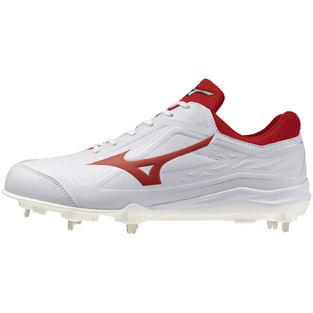 ミズノ クッションレボバディー 野球スパイク 11GM2520 3E ワイド 金具スパイク 白 ベースボールシューズ MIZUNO 高校野球対応 一般 ソフトボール 11gm2625