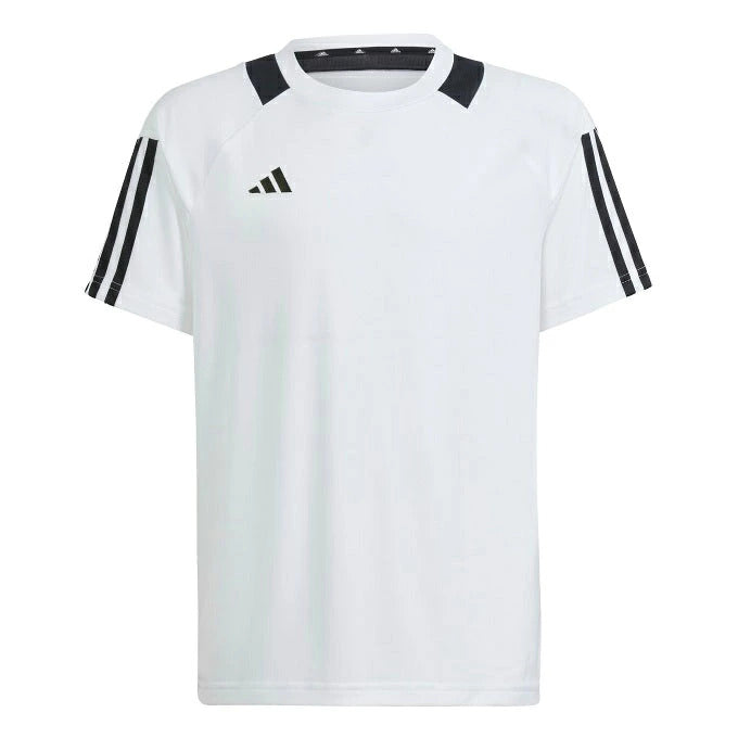 アディダスadidasセレーノAEROREADYジャージーKNX36IS0333ジュニアキッズ半袖Tシャツサッカー練習着吸汗速乾ホワイトブラックknx36