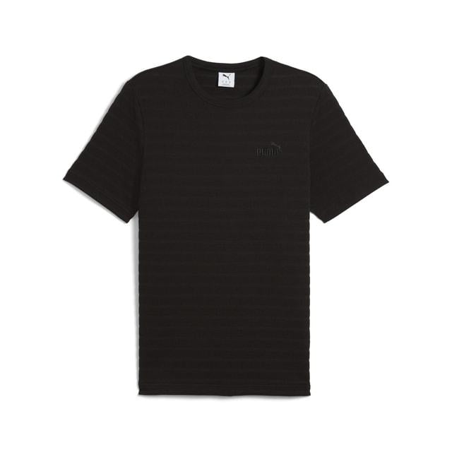 プーマPUMAESSELEVATEDストラクチャードTシャツ687639メンズ半袖Tシャツブラックスポーツウェアトレーニングカジュアル687639