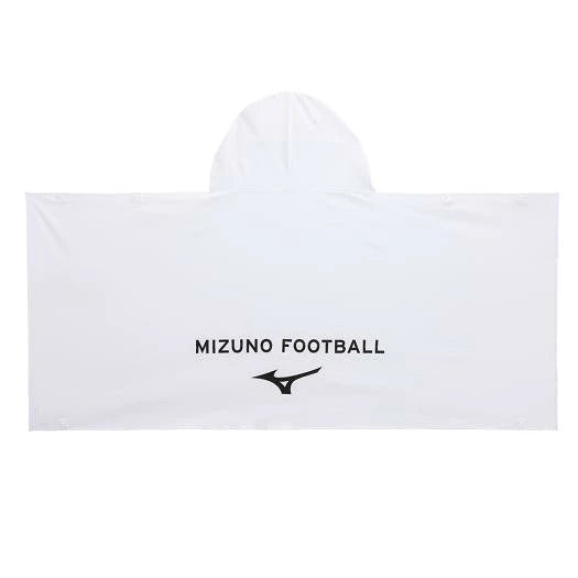 ミズノMIZUNOフード付きクールタオルユニセックス冷感タオルひんやりタオルポンチョUV日差し対策熱中症対策スポーツアウトドアホワイトp2myd30301