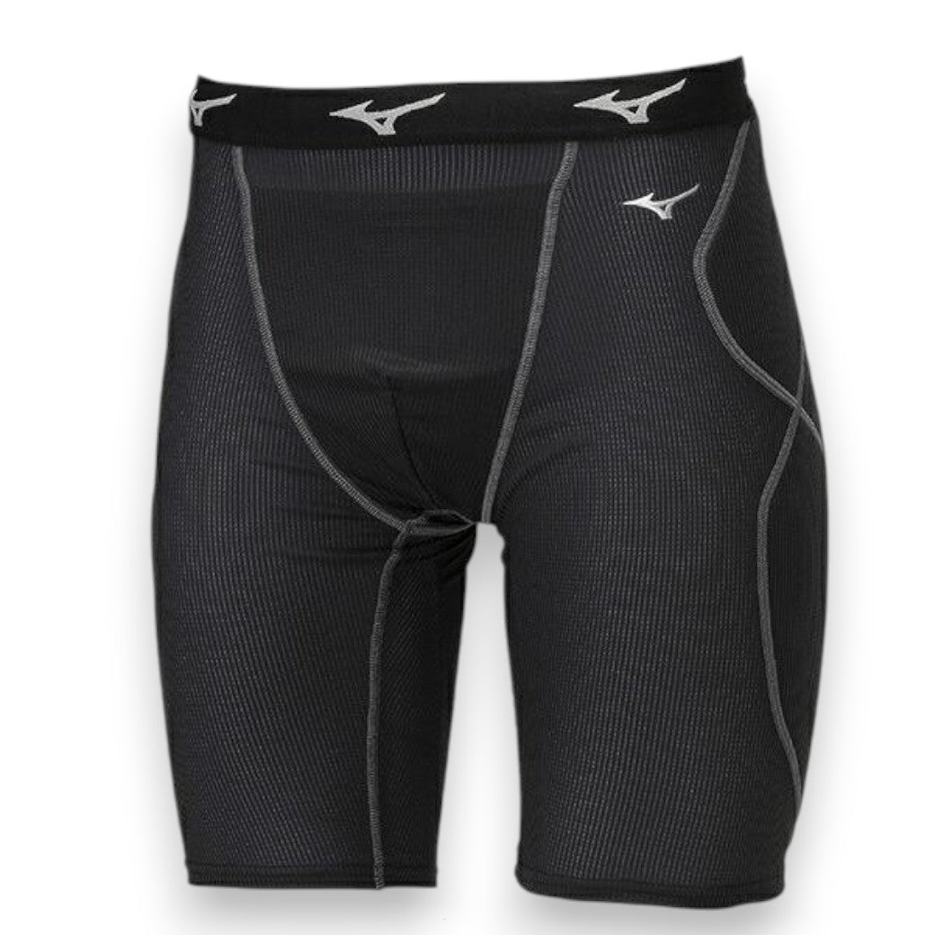 ミズノMIZUNOKUGEKIスライディングパンツ野球メンズスラパンアンダーパンツ通気性吸汗速乾抗菌防臭防汚パッド付きブラックレッド12jbcp2496