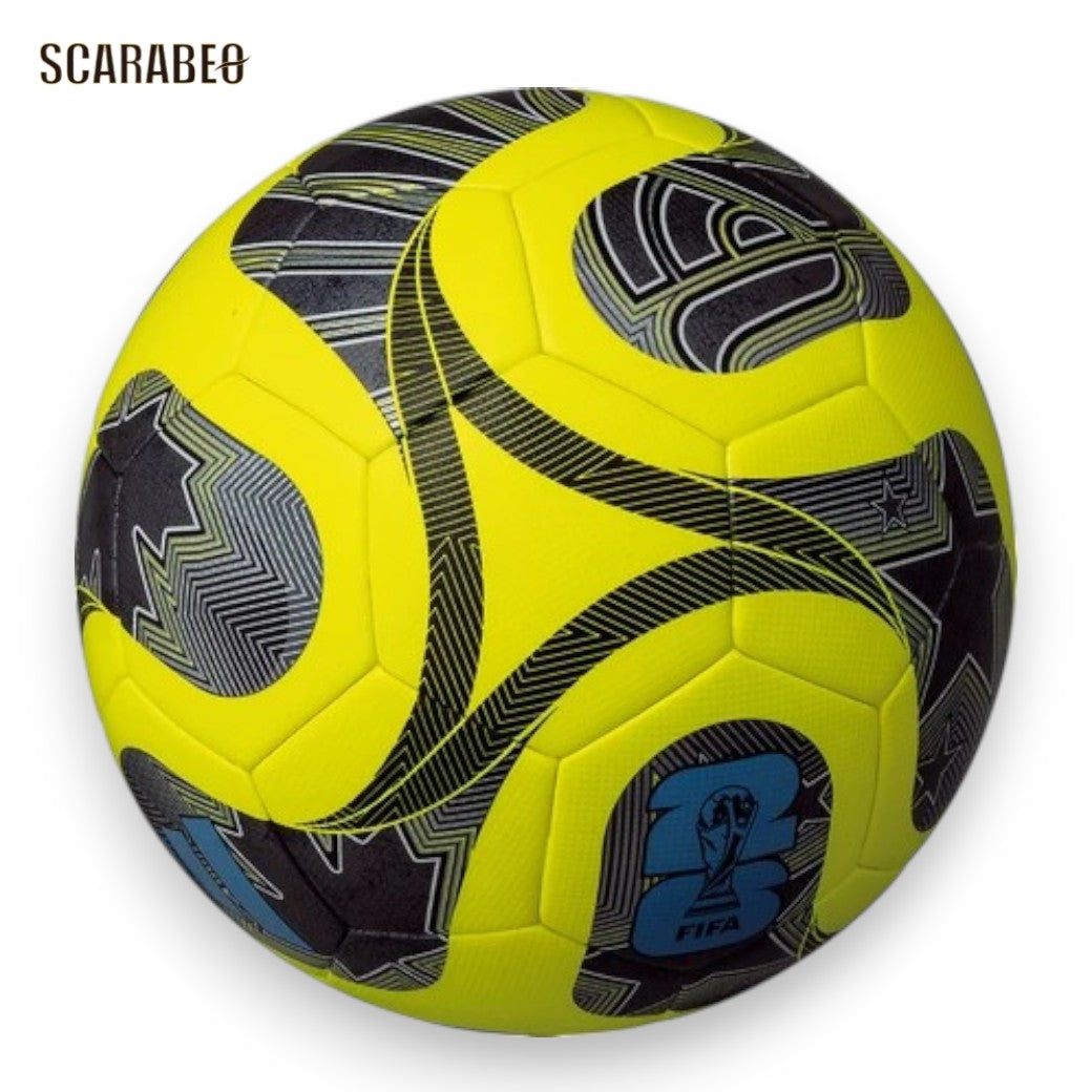 アディダスadidasトリオンダキッズ4号球イエローFIFAワールドカップ26サッカーボールJFA検定球ジュニア小学生サーマルボンディングadf420y