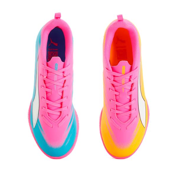 プーマPUMAウルトラ6プレイTT+MIDジュニアサッカートレーニングシューズ109058-05ターフトレシュー人工芝土ピンク109058-05