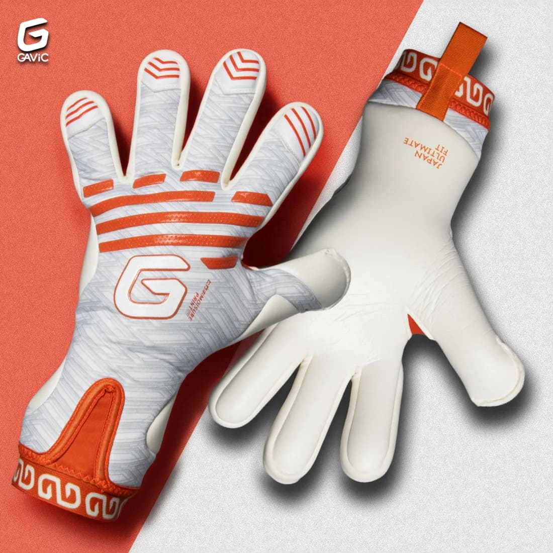 ガビックGAViCマトゥーイノベーティブクロウトGKグローブキーパーグローブサッカーストラップレスホワイトオレンジ高グリップgc3024-whlcor