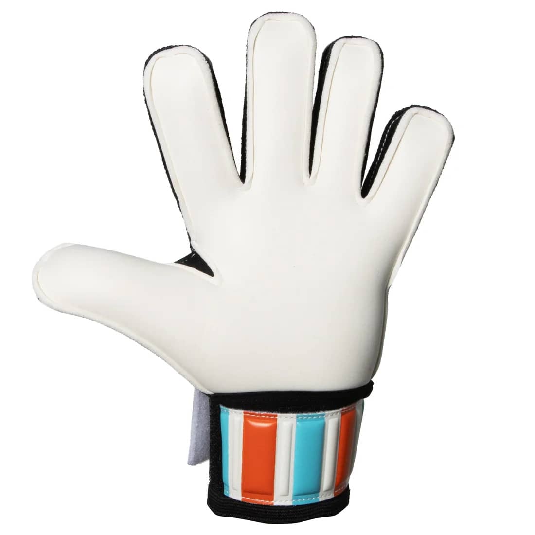 ガビックGAViCフォーカス6ジュニアGKグローブキーパーグローブサッカーフラットカット試合練習ホワイトブルーオレンジgc3218-whdsk