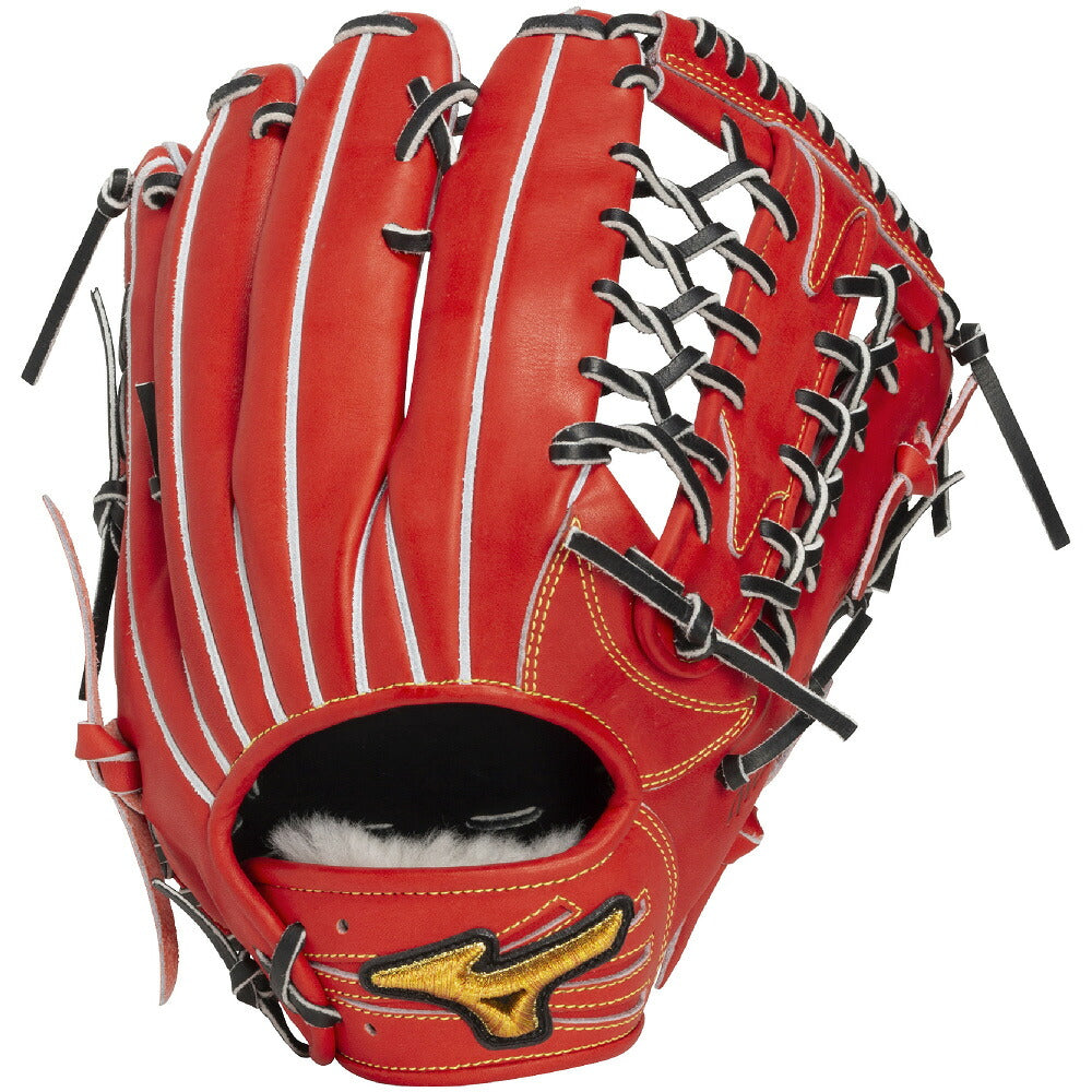 ミズノMIZUNOミズノプロPremiere硬式グローブ外野手用サイズ18N硬式グラブ高校野球ブラックコルクブロンドラディッシュ1ajgh35207