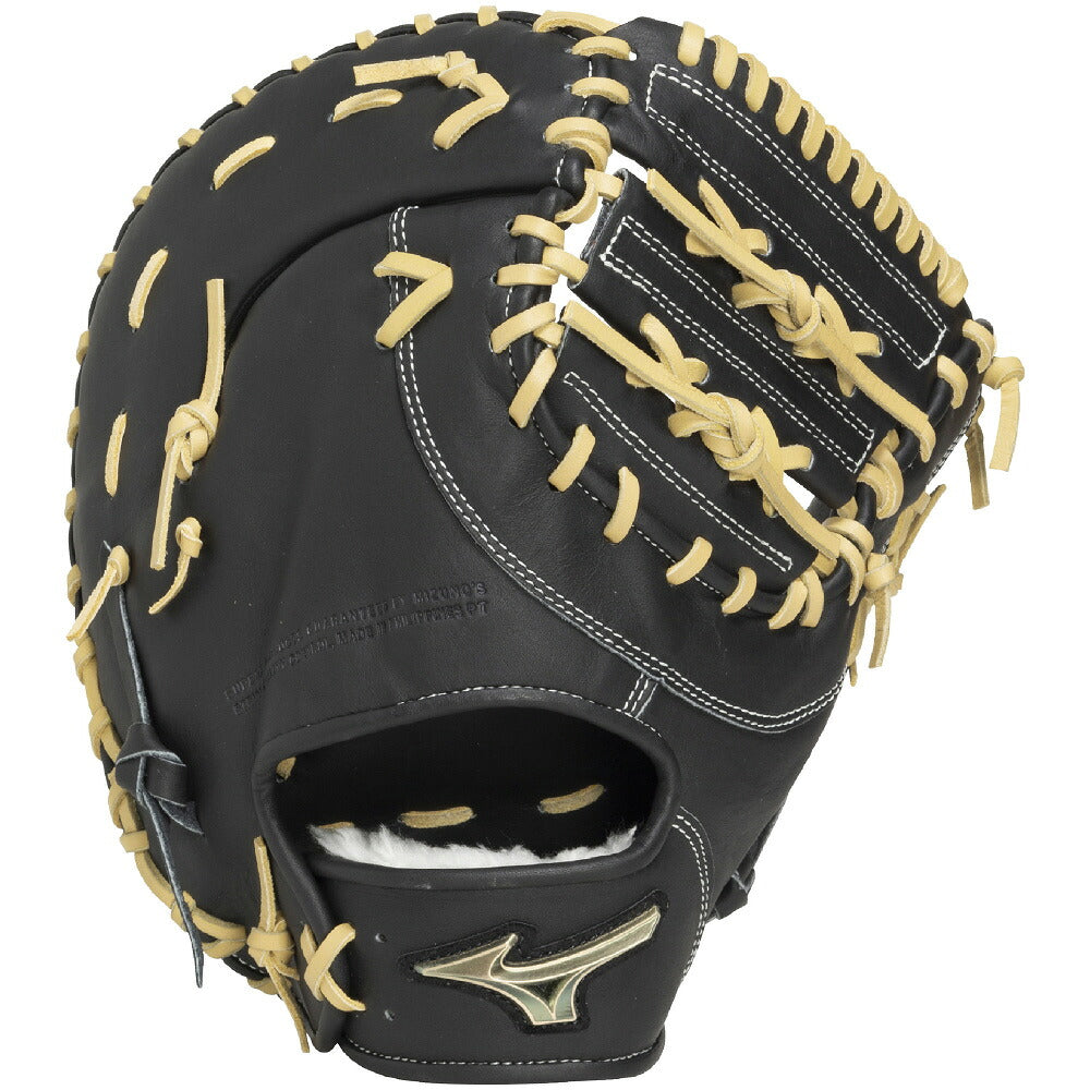 ミズノMIZUNOグローバルエリートSELECT軟式ファーストミット一塁手用TK型ブラック×ブロンド軟式グローブ野球1ajfr35400-0980