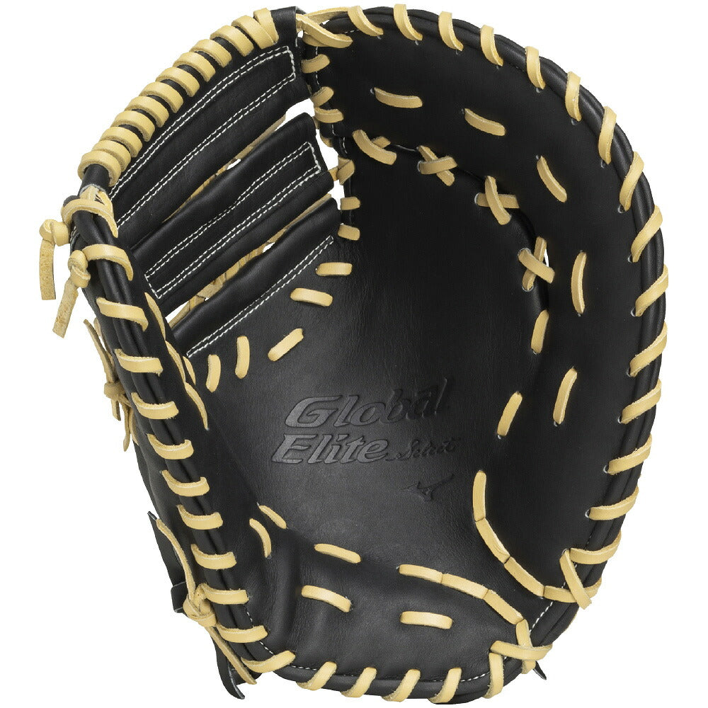ミズノMIZUNOグローバルエリートSELECT軟式ファーストミット一塁手用TK型ブラック×ブロンド軟式グローブ野球1ajfr35400-0980