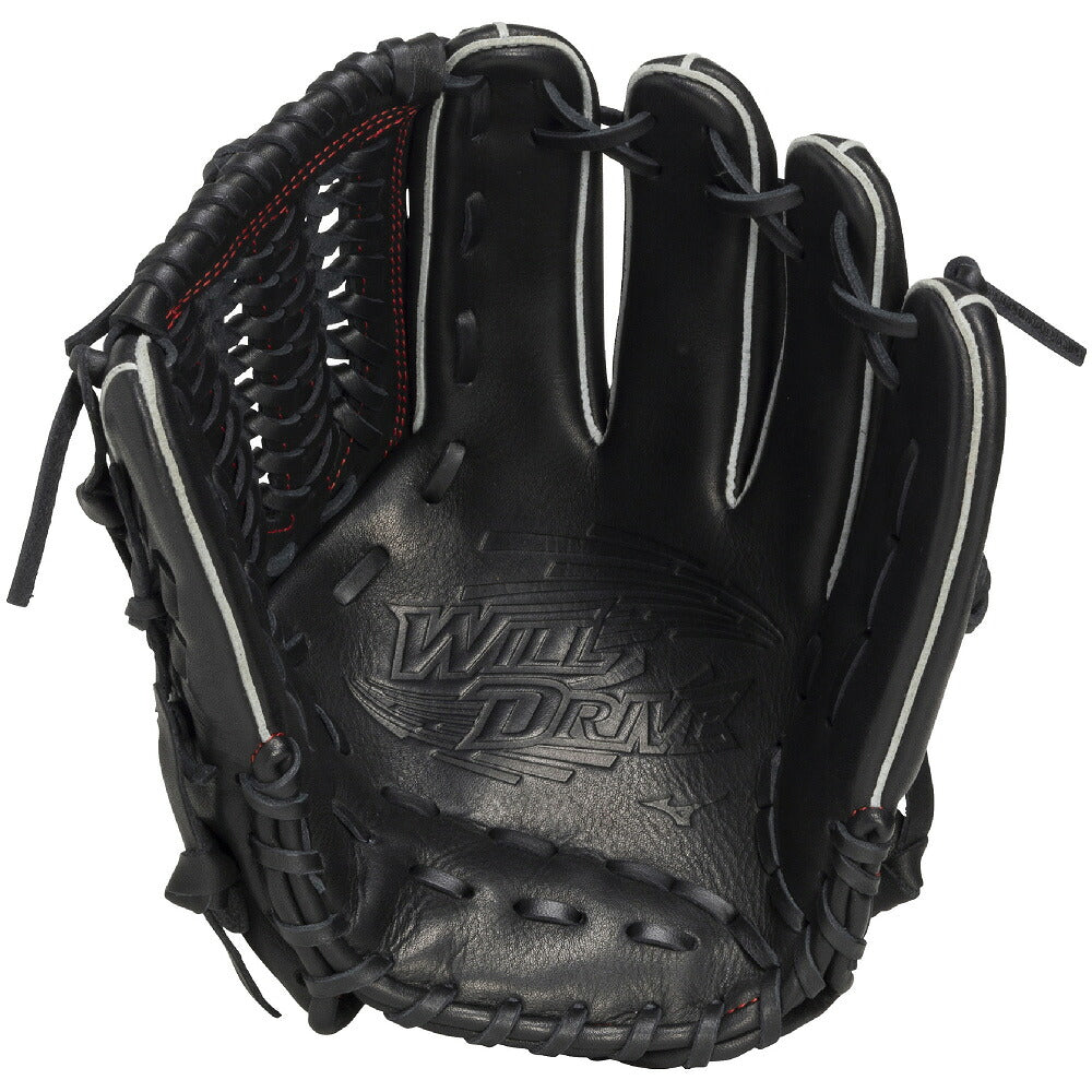 ミズノMIZUNOWILLDRIVEREDウィルドライブレッド軟式グローブオールラウンド用サイズ10一般大人軟式グラブ野球1ajgr35600