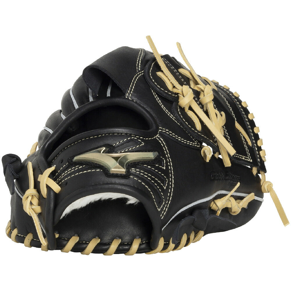ミズノMIZUNOグローバルエリートRGジュニア軟式グローブ伊藤大海モデルサイズL少年野球投手用ブラック×ブロンド1ajgy35311-0980