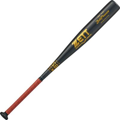 ゼットZETTゼットパワー軟式バット金属製83cm740g平均中学生一般軟式野球ブラック×イエローゴールド1953bat30603l-1953
