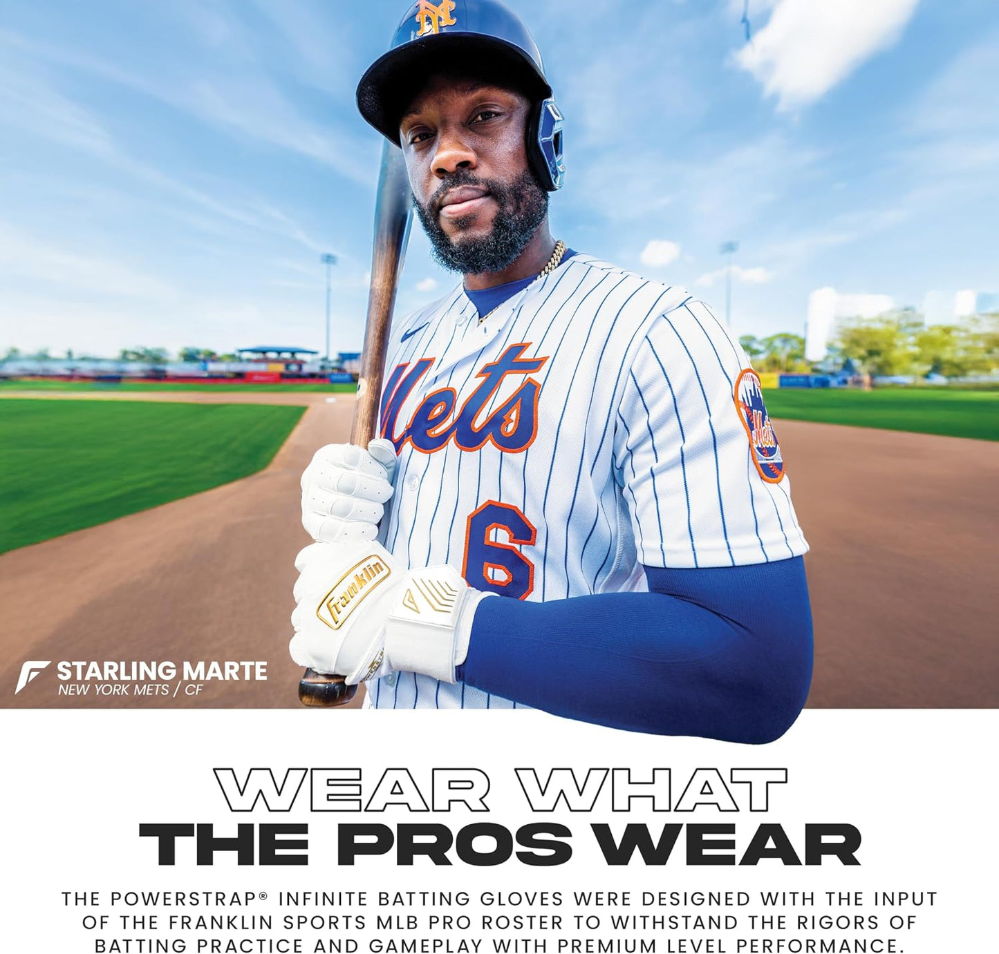 フランクリンFranklinInfinitePowerstrapバッティンググローブ両手用イエロー野球ソフトボール大人一般MLBバッティング手袋20443f4