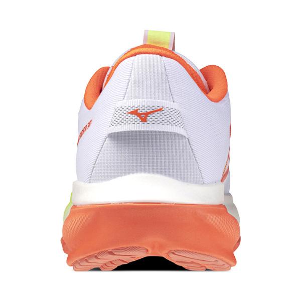 ミズノMIZUNOレディースランニングシューズウエーブライダー30WAVERIDER30J1GW2620712Eホワイトコーラルイエロージョギングマラソンj1gw262071