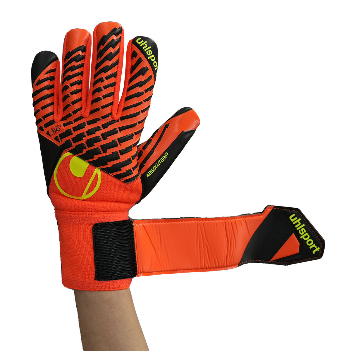 ウールシュポルトuhlsportファングマシーネZNEスターターソフトゴールキーパーグローブGKグローブトレーニングサッカーフローレッド1011423