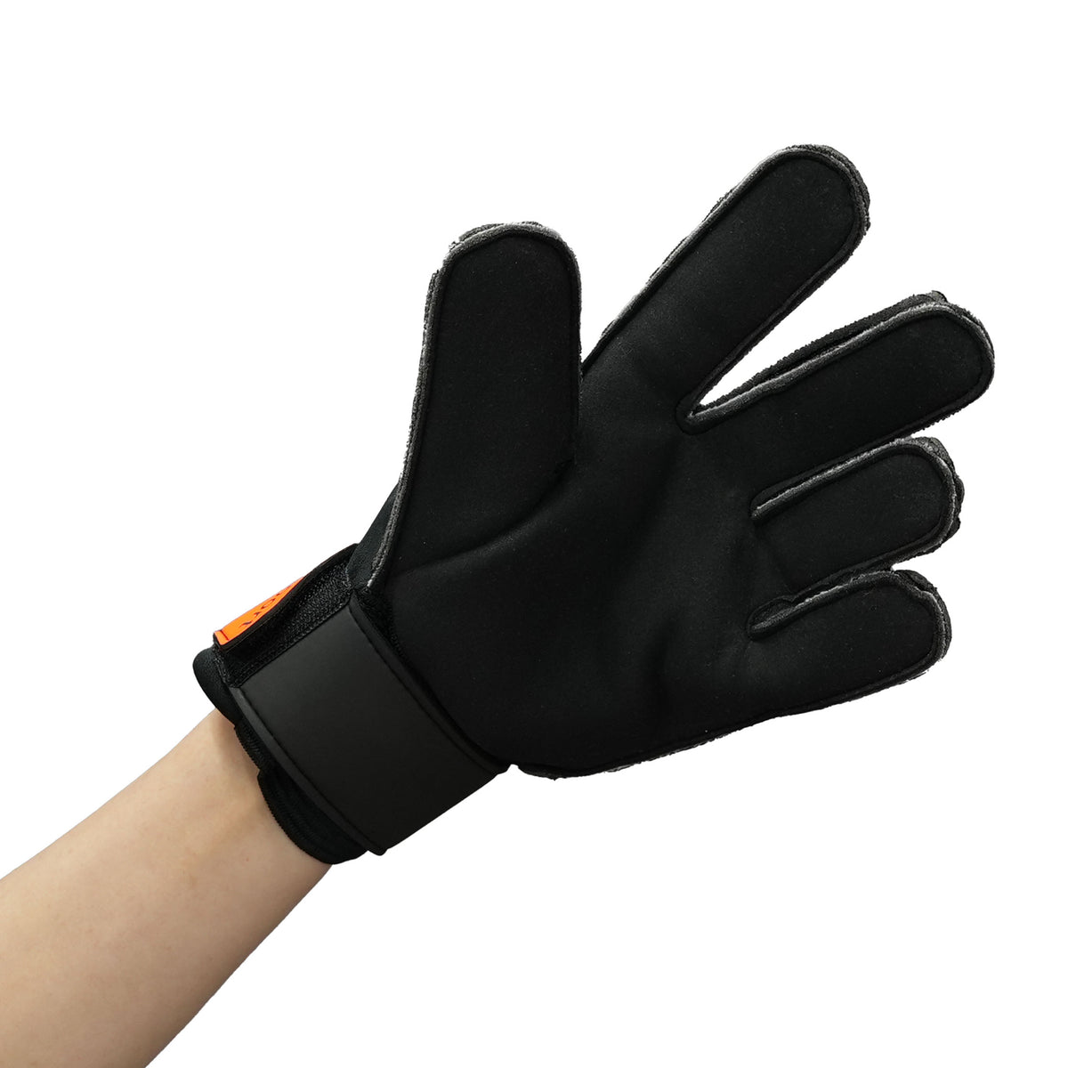 ウールシュポルトuhlsportファングマシーネスターターレジストゴールキーパーグローブGKグローブ高耐久練習用サッカーブラックオレンジ1011428