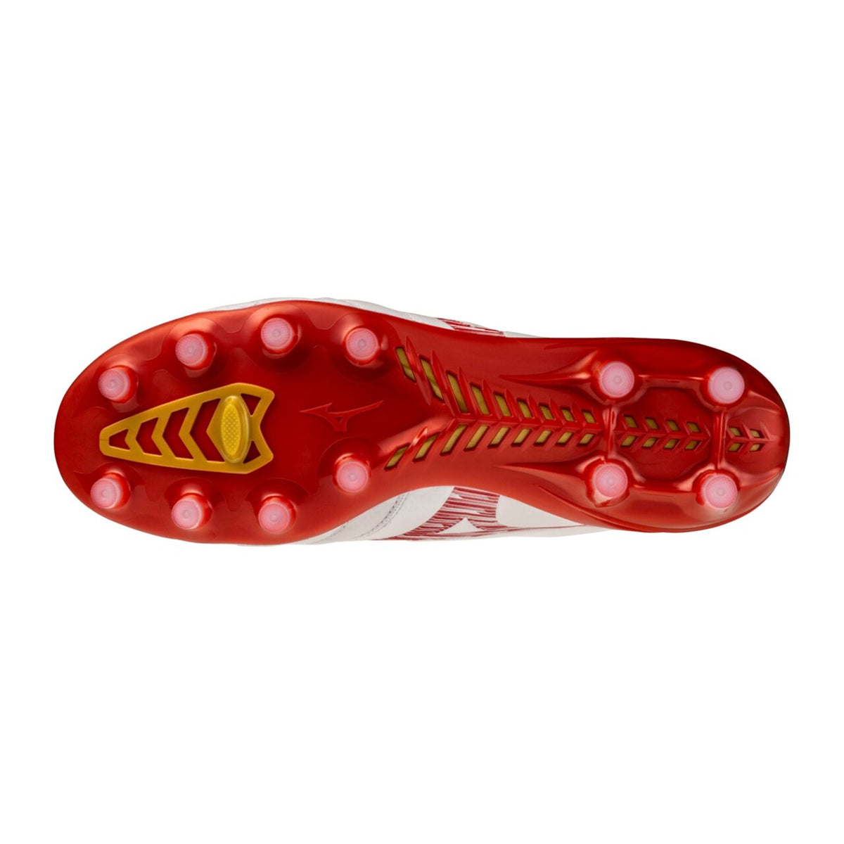 【9月18日発売開始｜予約受付中】ミズノMIZUNOモナルシーダNEO3ELITEサッカースパイク天然皮革軽量2E天然芝土人工芝ホワイトレッドモレリアネオトップモデルp1ga262060