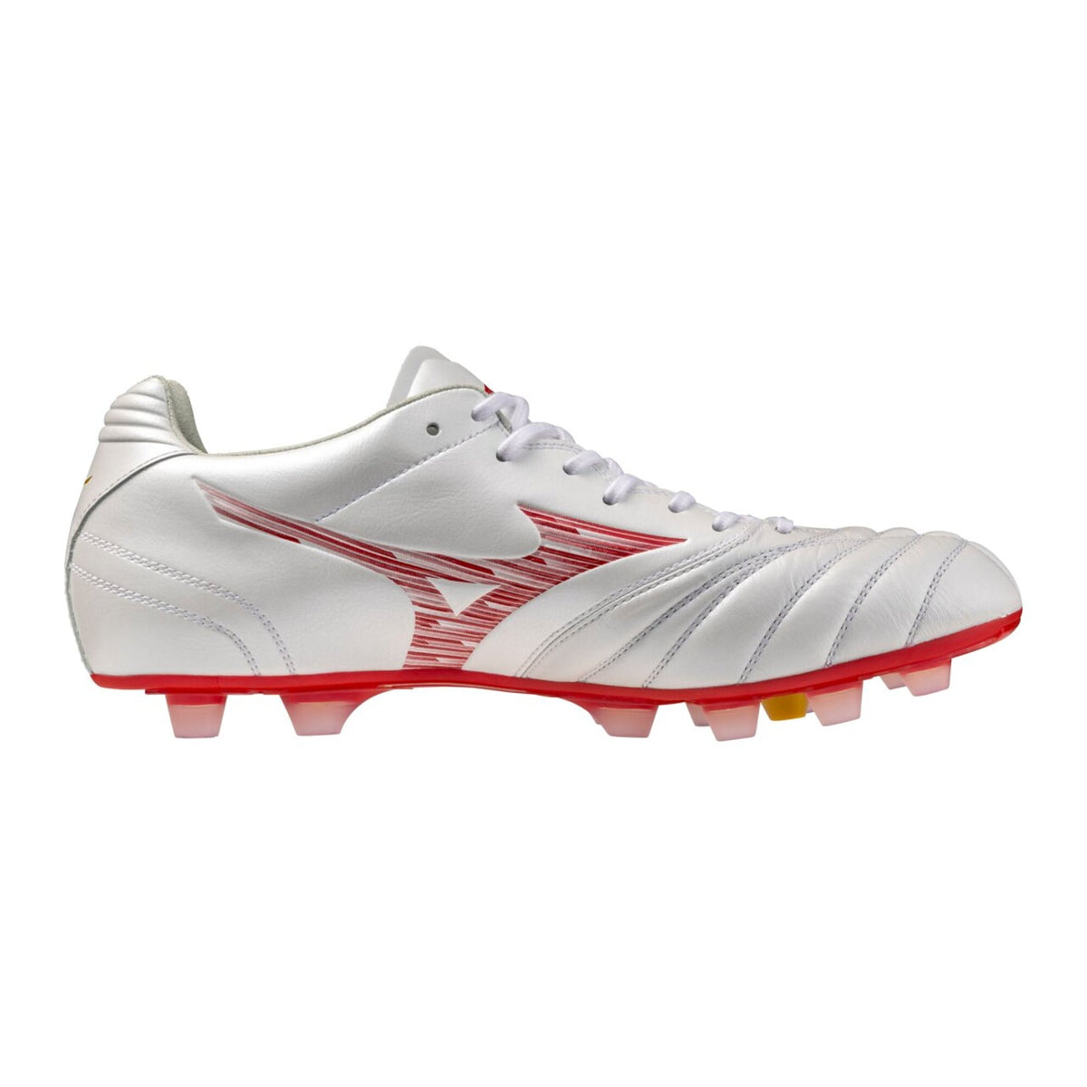 【9月18日発売開始｜予約受付中】ミズノMIZUNOモナルシーダNEO3WIDEELITEサッカースパイク天然皮革ワイド3E軽量ホワイトレッド天然芝土人工芝モレリアp1ga262160