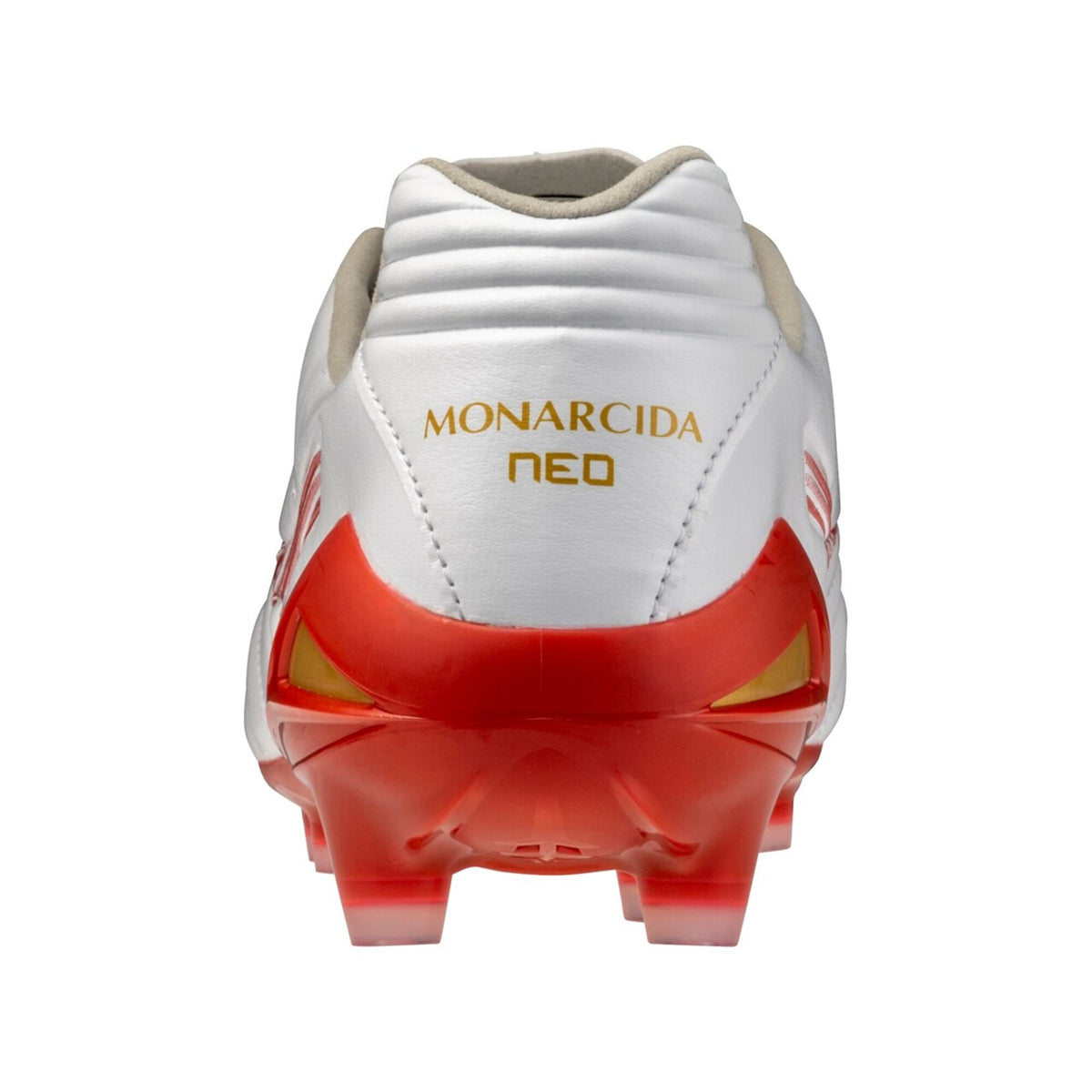 【9月18日発売開始｜予約受付中】ミズノMIZUNOモナルシーダNEO3PROサッカースパイクマイクロファイバー人工皮革軽量2Eホワイトレッド天然芝土人工芝モレリアネオp1ga262260