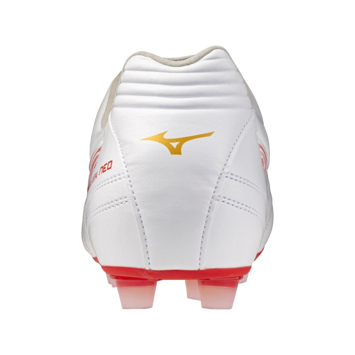 【9月18日発売開始｜予約受付中】ミズノMIZUNOモナルシーダNEO3WIDEPROサッカースパイクマイクロファイバー人工皮革幅広3E軽量ホワイトレッド天然芝土人工芝モレリアp1ga262360