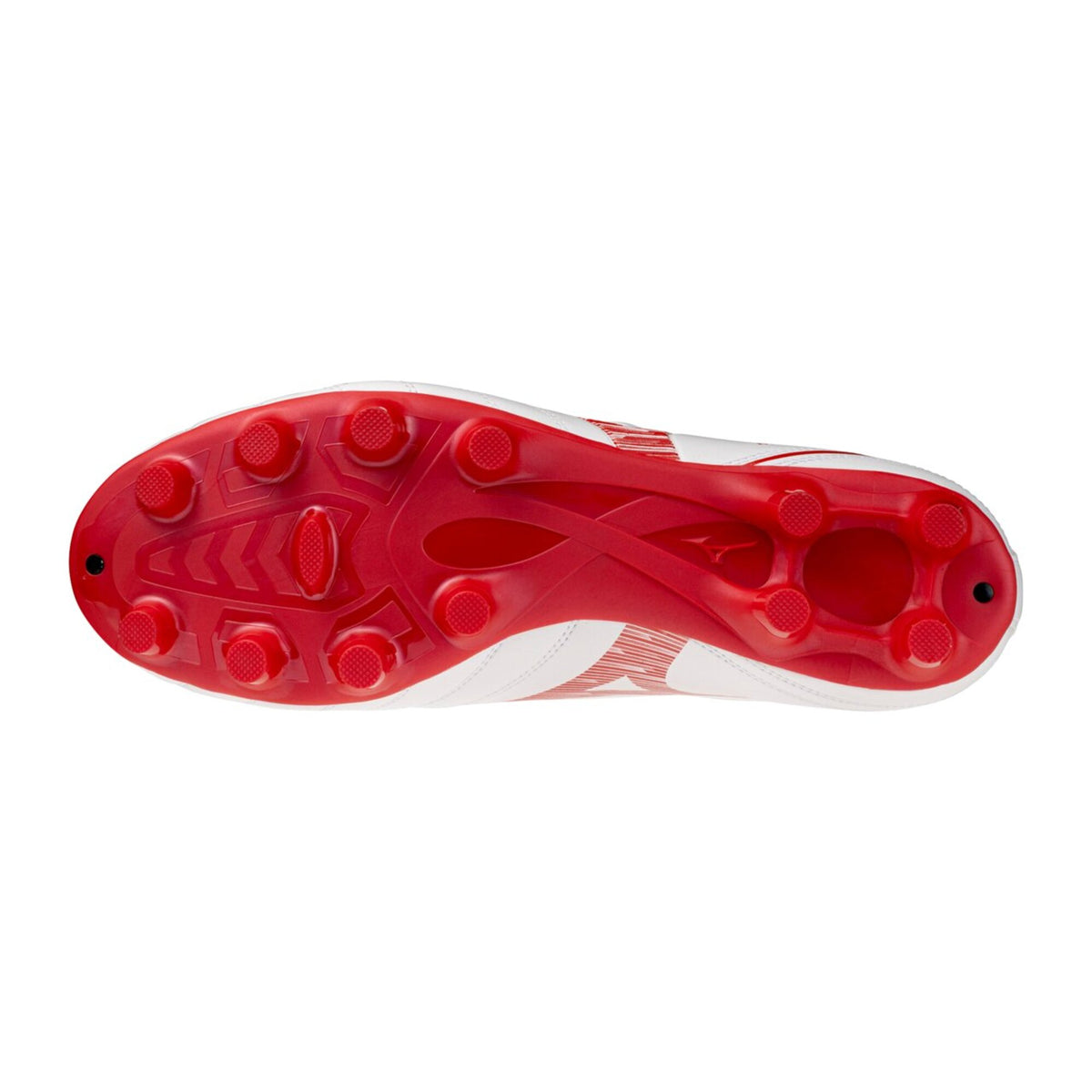 【9月18日発売開始｜予約受付中】ミズノMIZUNOモナルシーダNEO3SELECTサッカースパイク幅広3Eワイド人工皮革軽量ホワイトレッド天然芝土人工芝エントリーモデルp1ga262560