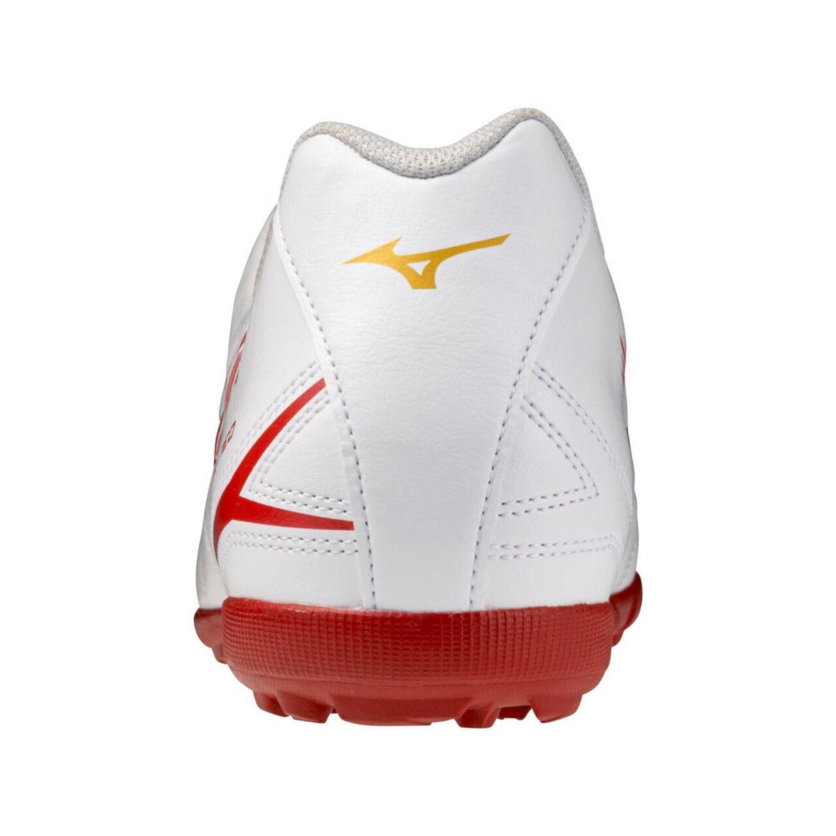 【9月18日発売開始｜予約受付中】ミズノMIZUNOモナルシーダNEO3SELECTASサッカートレーニングシューズターフワイド3E人工皮革軽量ホワイトレッドエントリーモデルp1gd262560