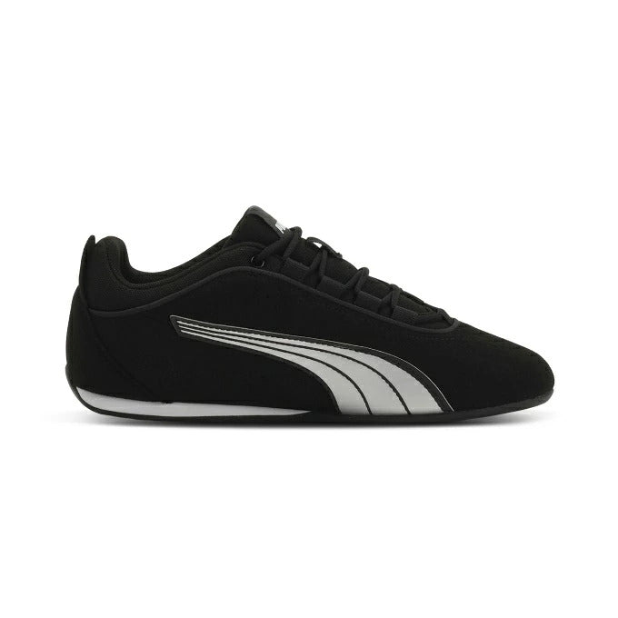 プーマPUMAレディースキャッチソレイユLCSスニーカーブラック黒薄底ローカットレースアップカジュアルシューズ靴23cm24cm25cm408873