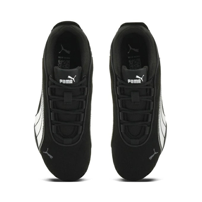 プーマPUMAレディースキャッチソレイユLCSスニーカーブラック黒薄底ローカットレースアップカジュアルシューズ靴23cm24cm25cm408873