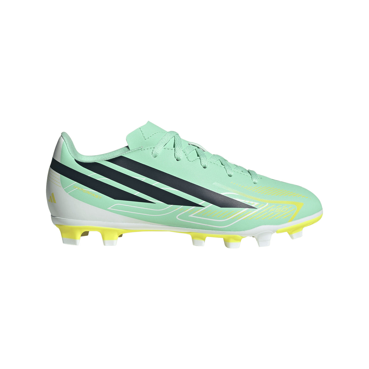 【9月22日入荷予定｜予約受付中】アディダスadidasF50HYPERFASTCLUBFxGジュニアKK1305サッカースパイクキッズ子供用土人工芝天然芝パルスミントネイビーイエローkk1305