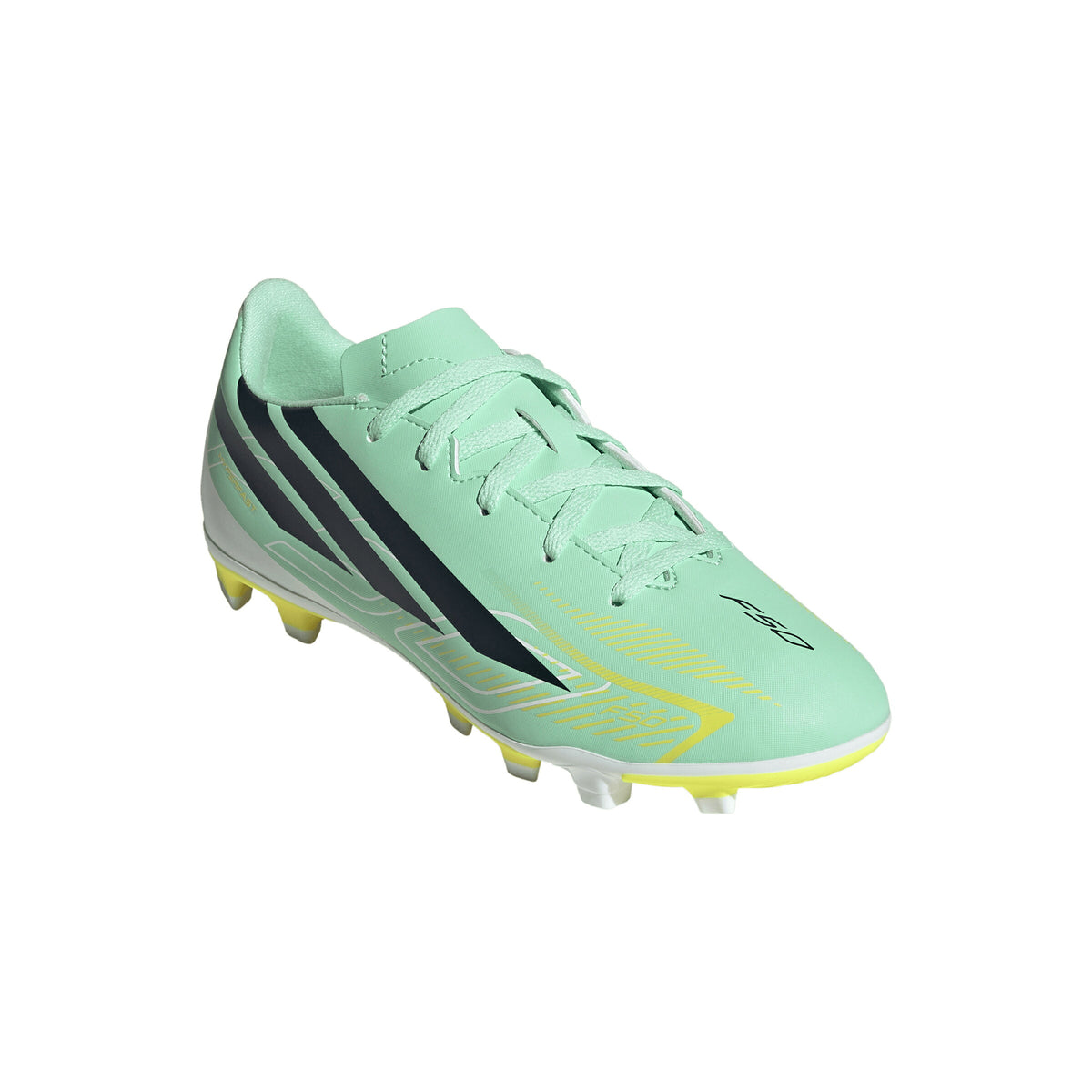 【9月22日入荷予定｜予約受付中】アディダスadidasF50HYPERFASTCLUBFxGジュニアKK1305サッカースパイクキッズ子供用土人工芝天然芝パルスミントネイビーイエローkk1305