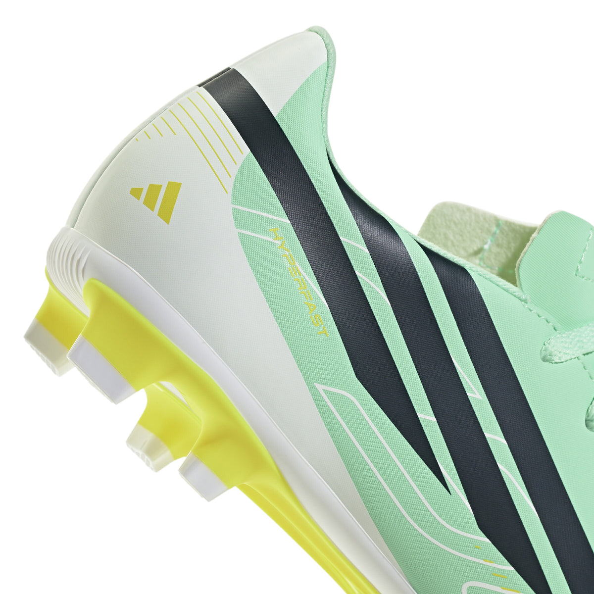 【9月22日入荷予定｜予約受付中】アディダスadidasF50HYPERFASTCLUBFxGジュニアKK1305サッカースパイクキッズ子供用土人工芝天然芝パルスミントネイビーイエローkk1305
