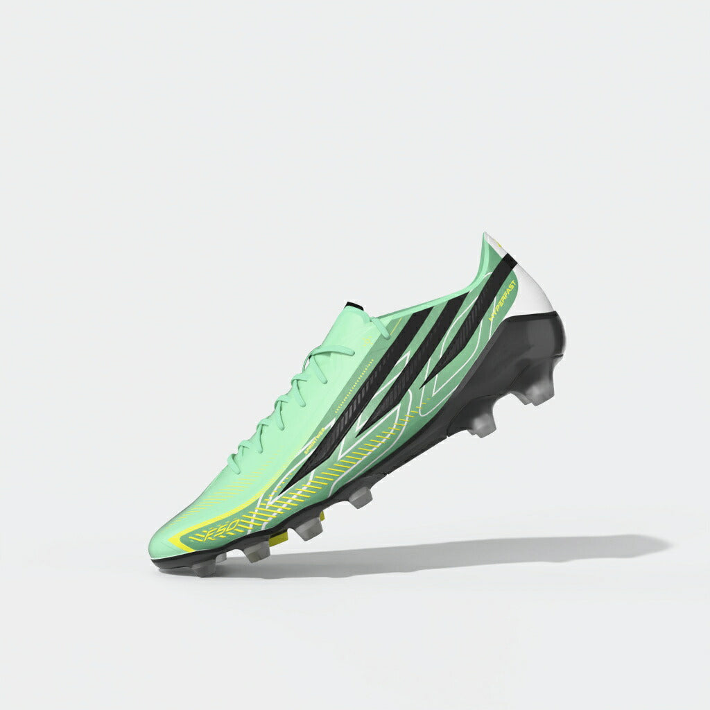 【9月22日入荷予定｜予約受付中】アディダスadidasF50HYPERFASTELITEHG/AGJAPANKK1039サッカースパイク土人工芝ハイパーファストエリートパルスミントブラックイエローkk1039