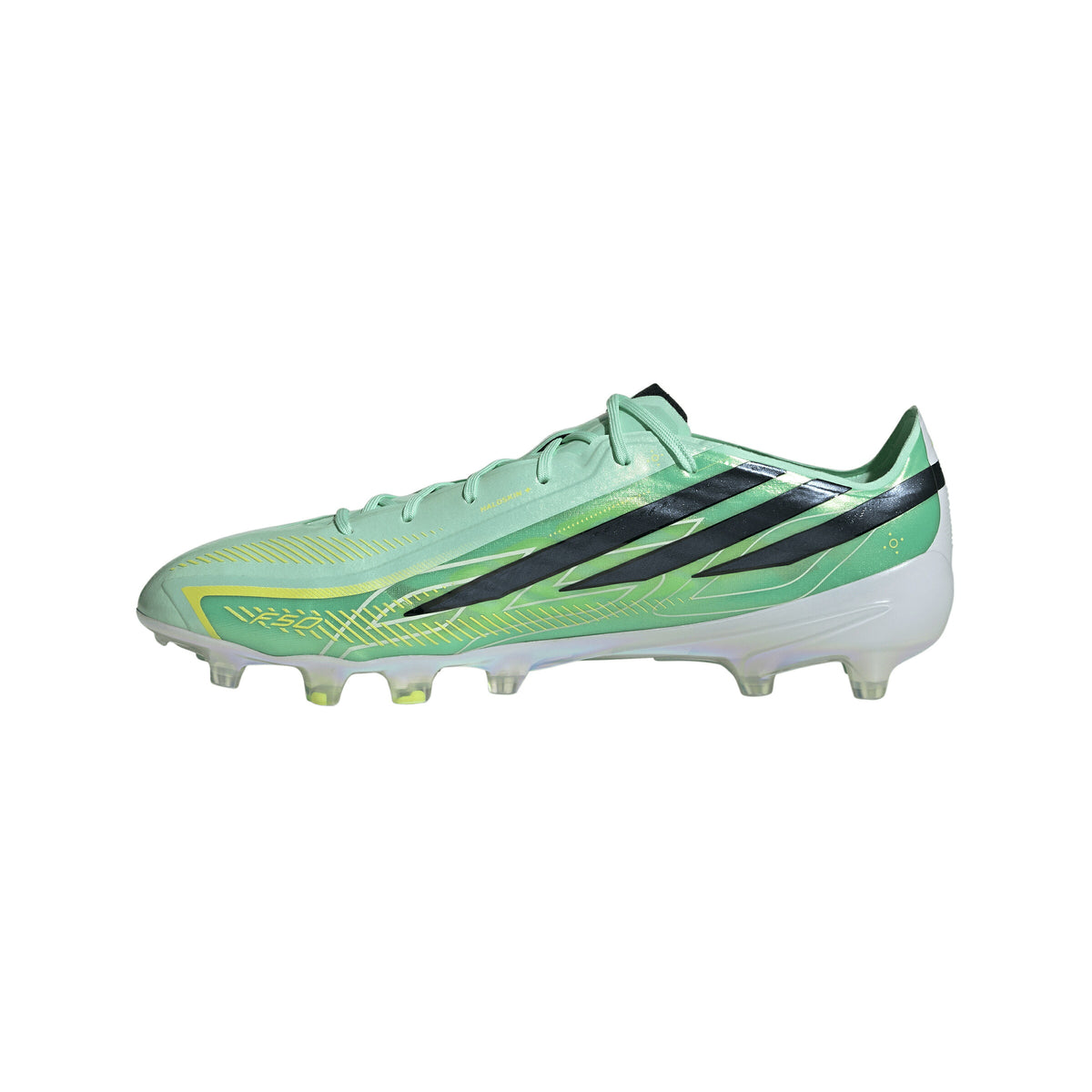 【9月22日入荷予定｜予約受付中】アディダスadidasF50HYPERFASTELITEAGIH7204サッカースパイク人工芝専用ハイパーファストエリートパルスミントブラックイエロー軽量ih7204