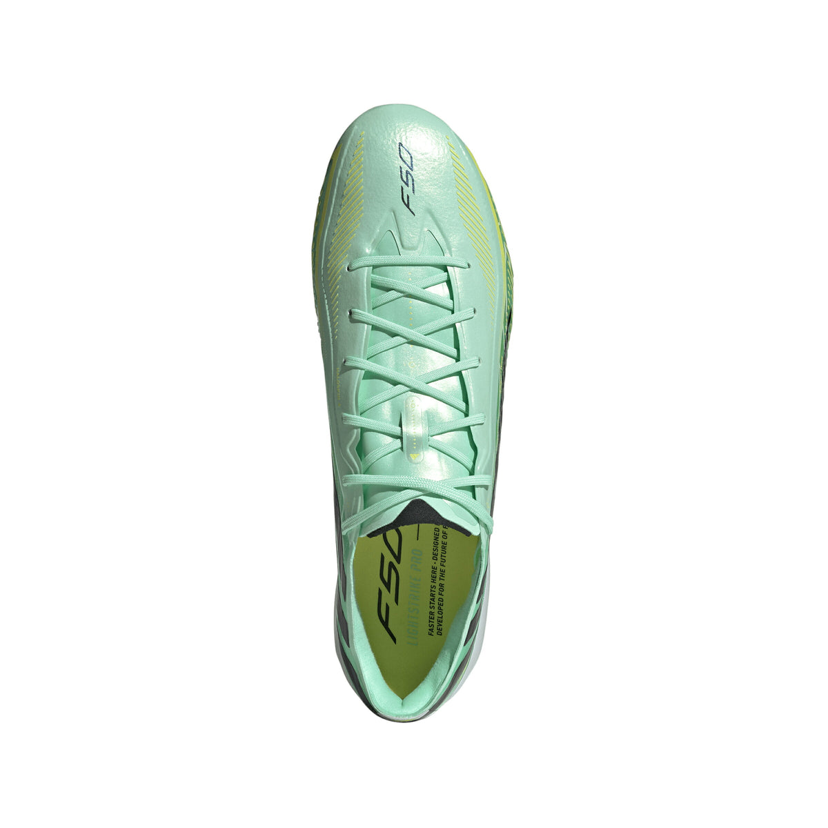 【9月22日入荷予定｜予約受付中】アディダスadidasF50HYPERFASTELITEAGIH7204サッカースパイク人工芝専用ハイパーファストエリートパルスミントブラックイエロー軽量ih7204