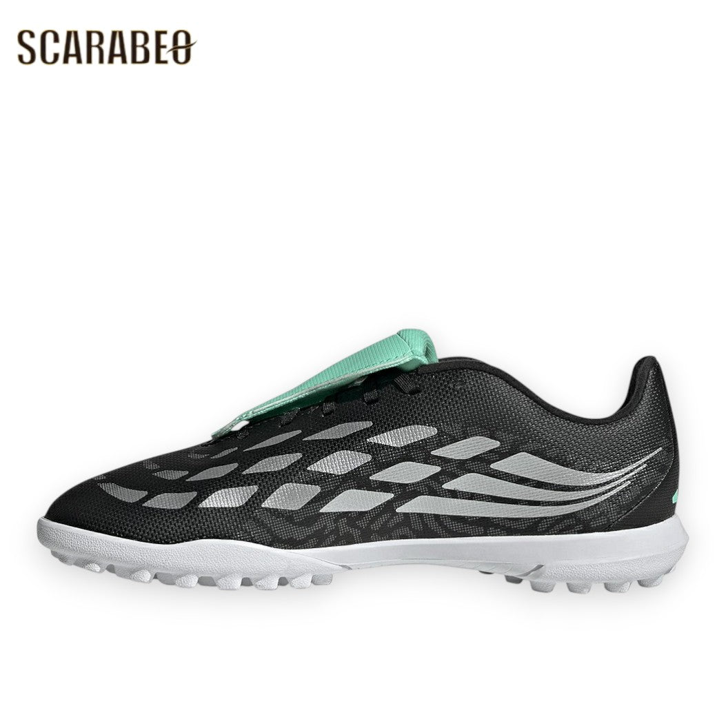【9月22日入荷予定｜予約受付中】アディダスadidasプレデターCLUBFTTFJKJ6740ジュニアサッカートレーニングシューズターフキッズブラックシルバーパルスミントFINALRUSHPACKkj6740