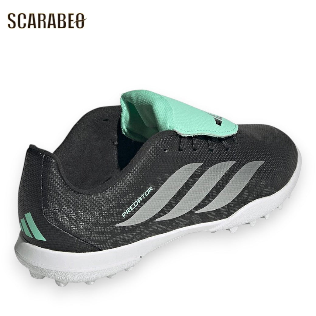 【9月22日入荷予定｜予約受付中】アディダスadidasプレデターCLUBFTTFJKJ6740ジュニアサッカートレーニングシューズターフキッズブラックシルバーパルスミントFINALRUSHPACKkj6740