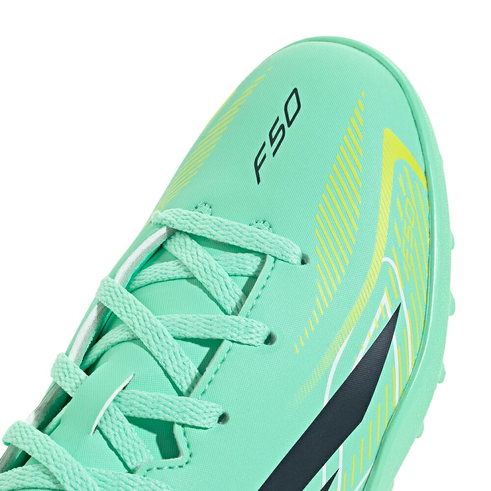 【9月22日入荷予定｜予約受付中】アディダスadidasF50HYPERFASTCLUBTFJKK1367ジュニアサッカートレーニングシューズターフキッズパルスミントネイビーイエローFINALRUSHPACKkk1367