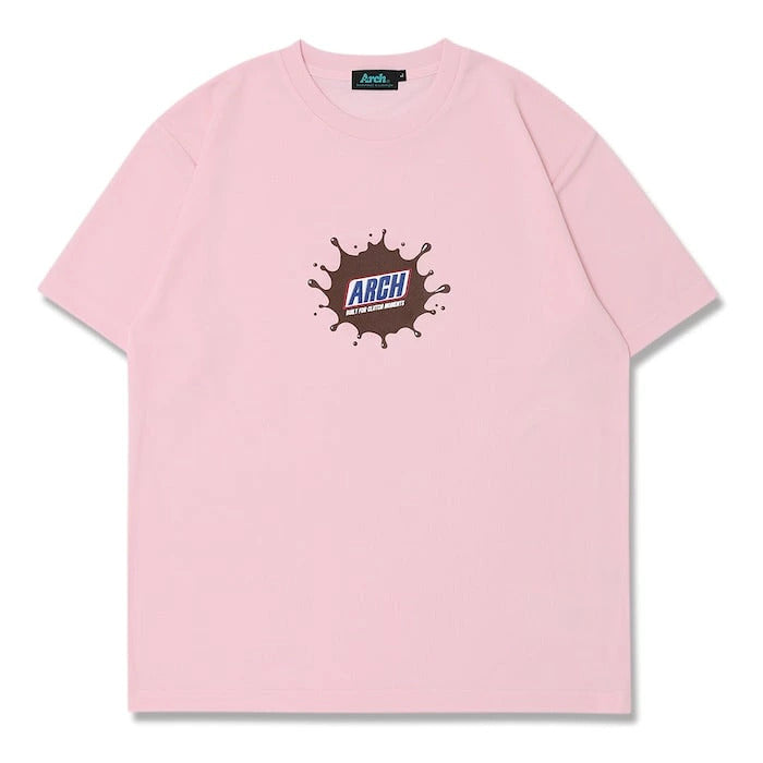 ArchアーチchargeupteeDRYピンクバスケ半袖Tシャツメンズレディース吸汗速乾軽量ポリエステルスポーツウェアライフスタイルt126-151