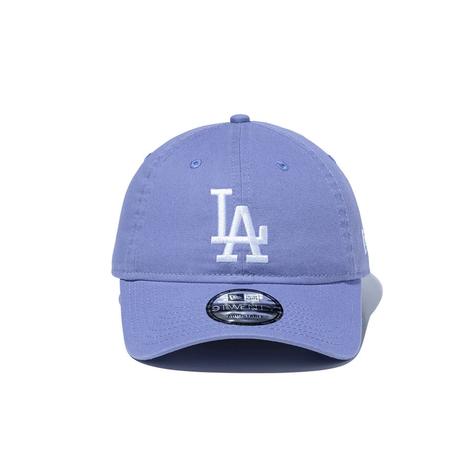 ニューエラ9TWENTYロサンゼルスドジャースキャップウォッシュドコットンラベンダーホワイトMLB帽子メンズレディース14525134