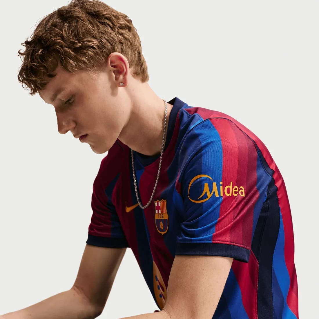 ナイキNIKEFCバルセロナ26/27ホームレプリカユニフォームメンズII1872-683サッカー半袖Dri-FITスタジアムバルサii1872-683