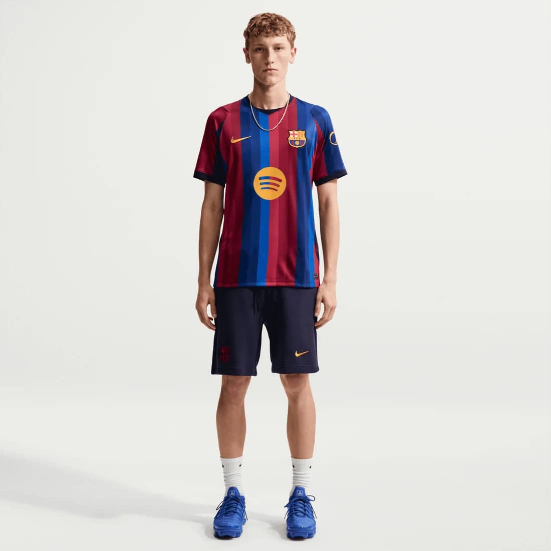 ナイキNIKEFCバルセロナ26/27ホームレプリカユニフォームメンズII1872-683サッカー半袖Dri-FITスタジアムバルサii1872-683