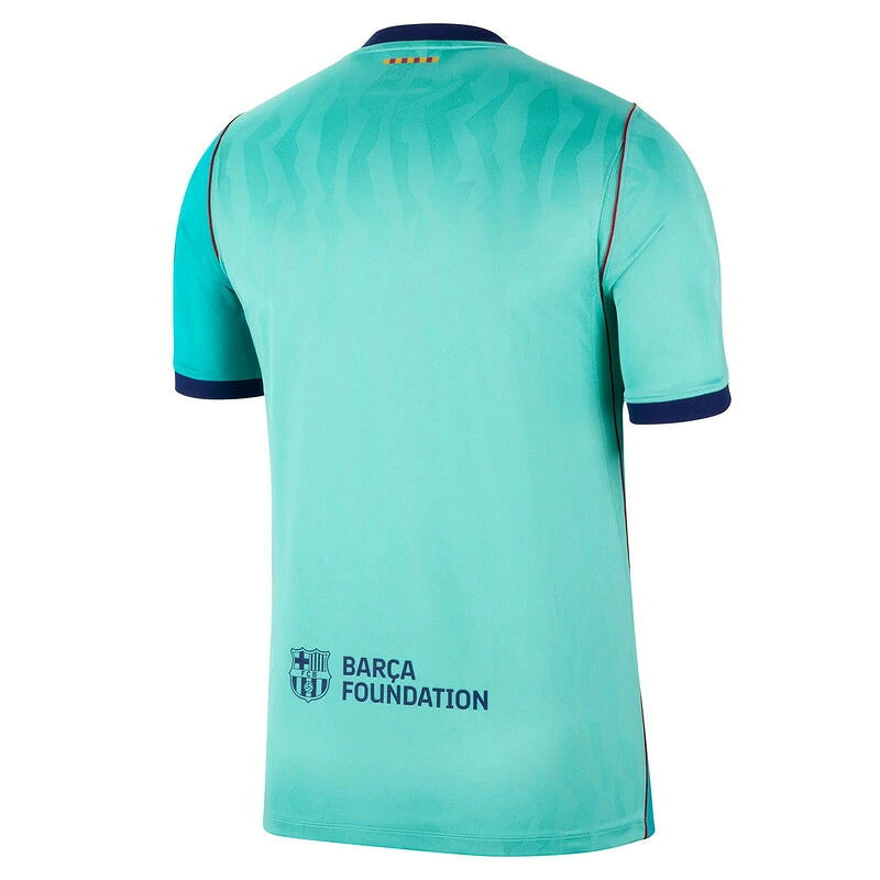 ナイキNIKEFCバルセロナ26/27サードレプリカユニフォームメンズII6652-301スタジアムDri-FITサッカー半袖バルサグリーンフロストii6652-301