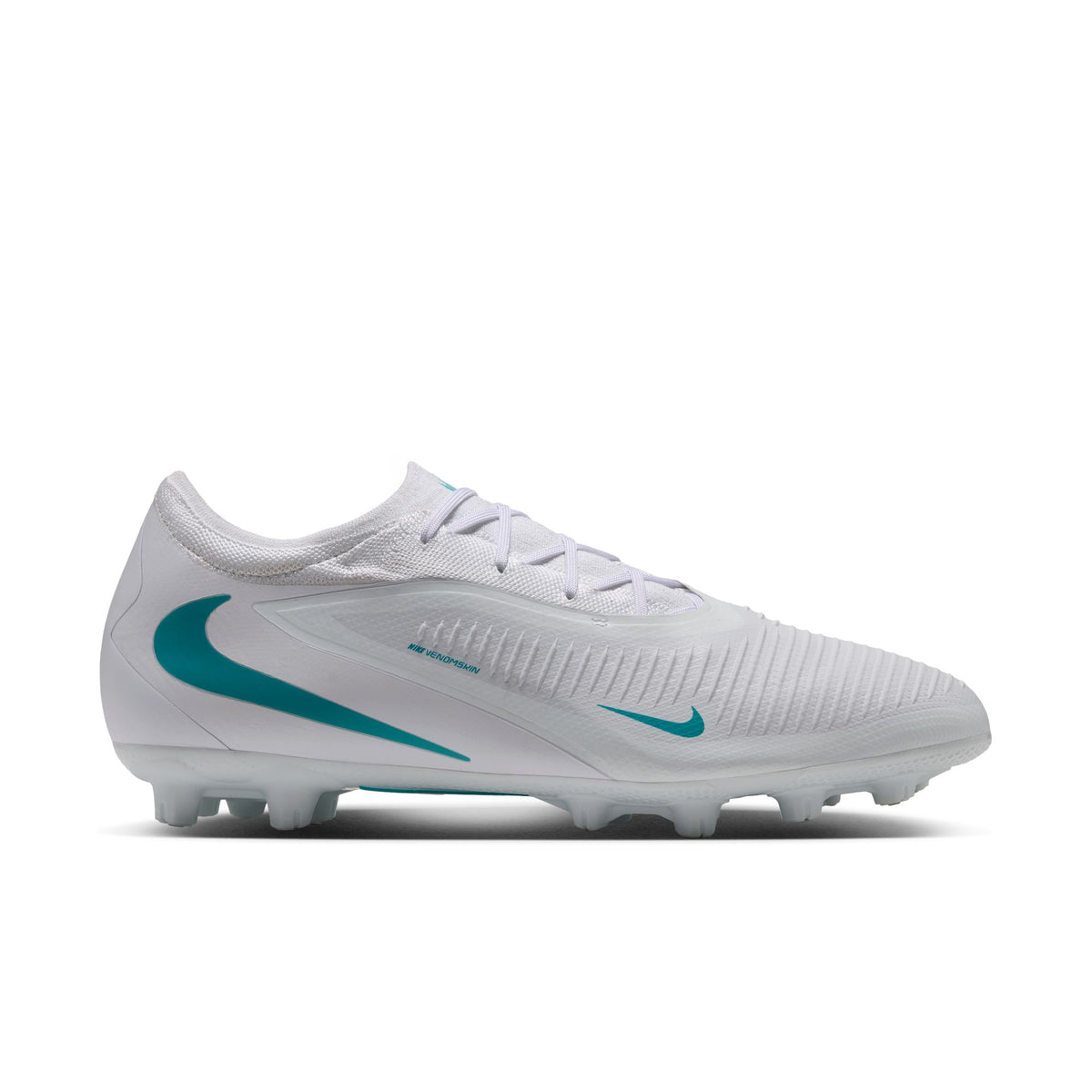 ナイキNIKEファントム6LOWプロHGサッカースパイク固定式土グラウンド用ボールコントロールVNMSkinFlyknitホワイトダスティカクタス100hq2316-100