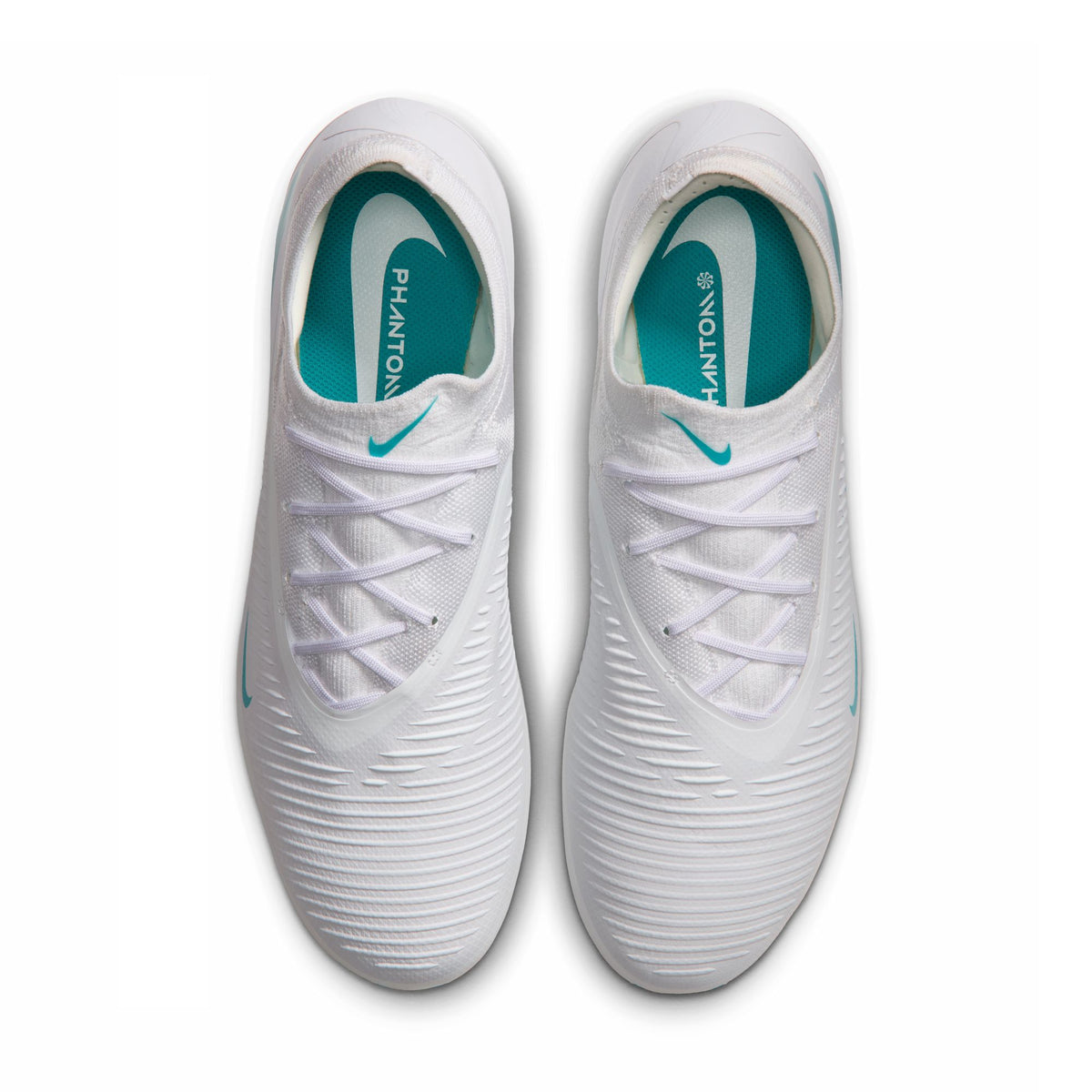 ナイキNIKEファントム6LOWプロHGサッカースパイク固定式土グラウンド用ボールコントロールVNMSkinFlyknitホワイトダスティカクタス100hq2316-100